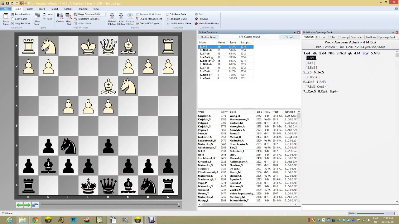 chessbase online database